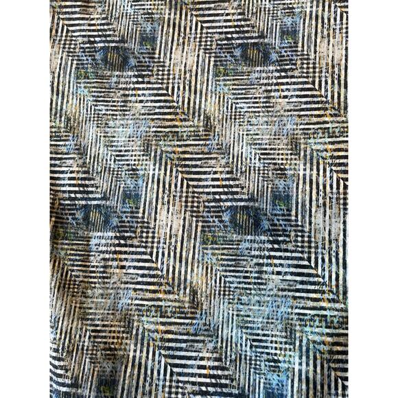 7 Downie St. London Couture Button Down Shirt Sz 2XLT Short Sleeves Stretch - Picture 3 of 11